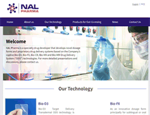 Tablet Screenshot of nalpharma.com